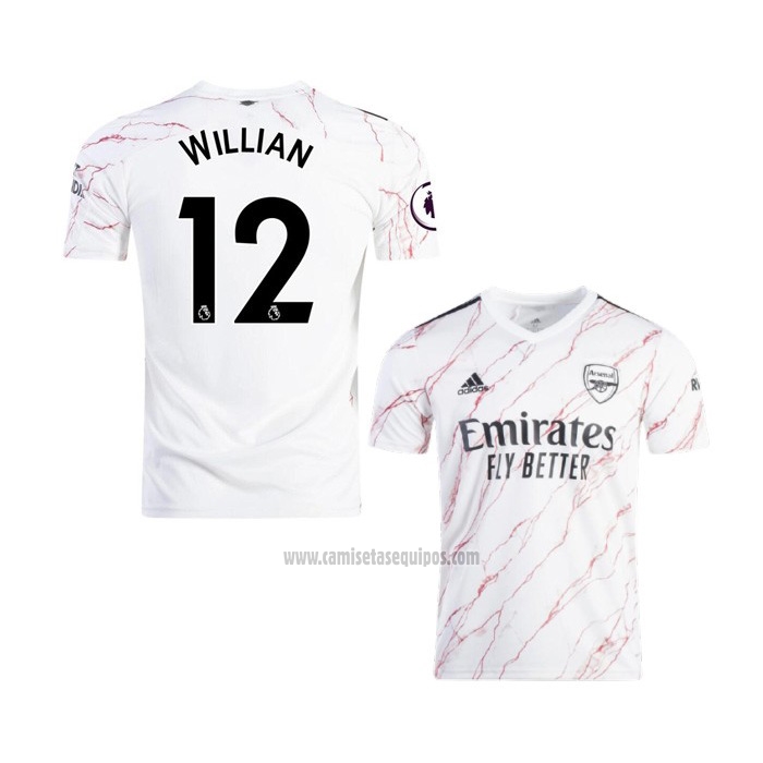 Camiseta Arsenal Jugador Willian Segunda 2020-2021
